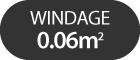 Windage - 0.06 m²